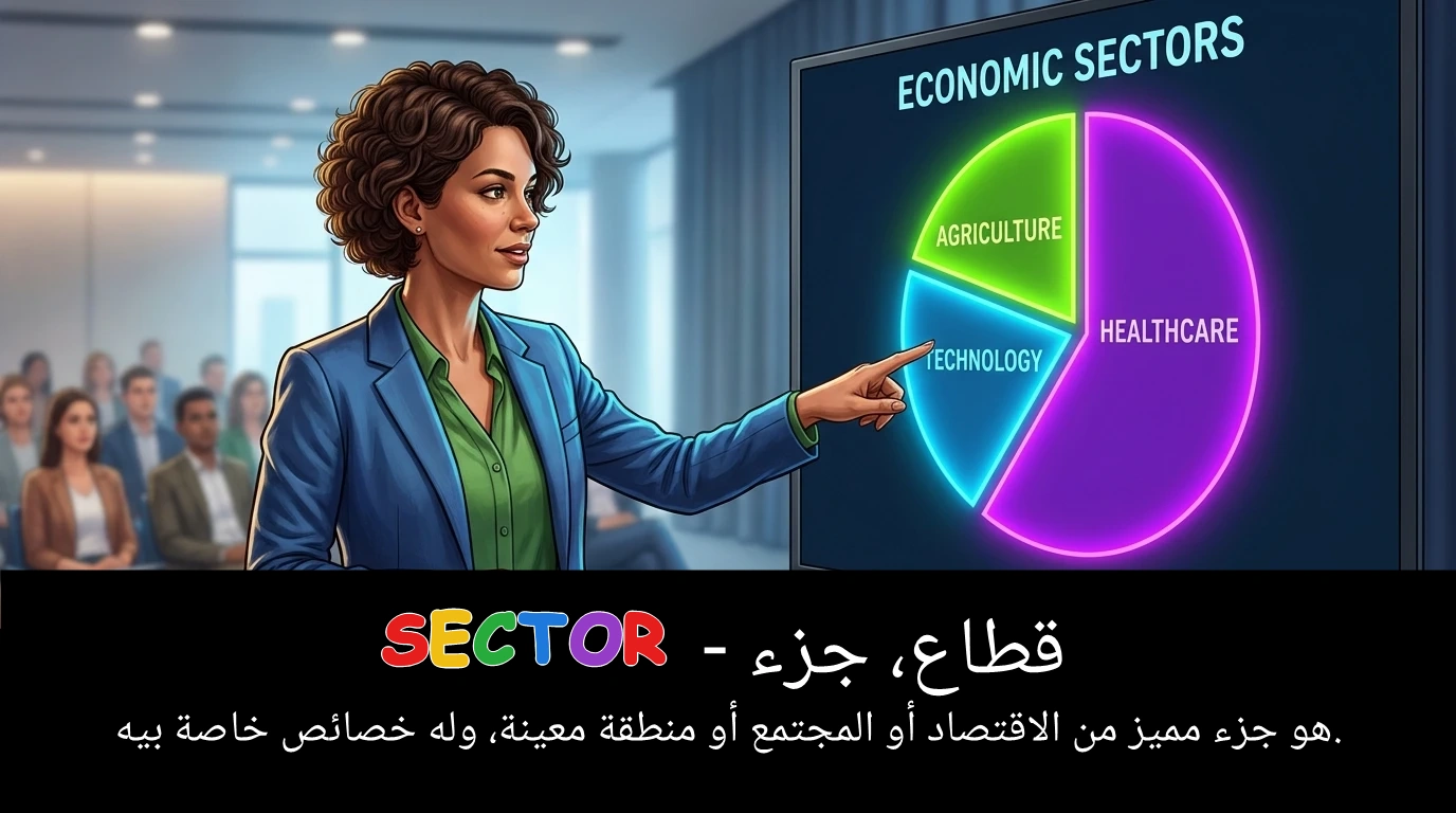 Arabic Illustration for sector